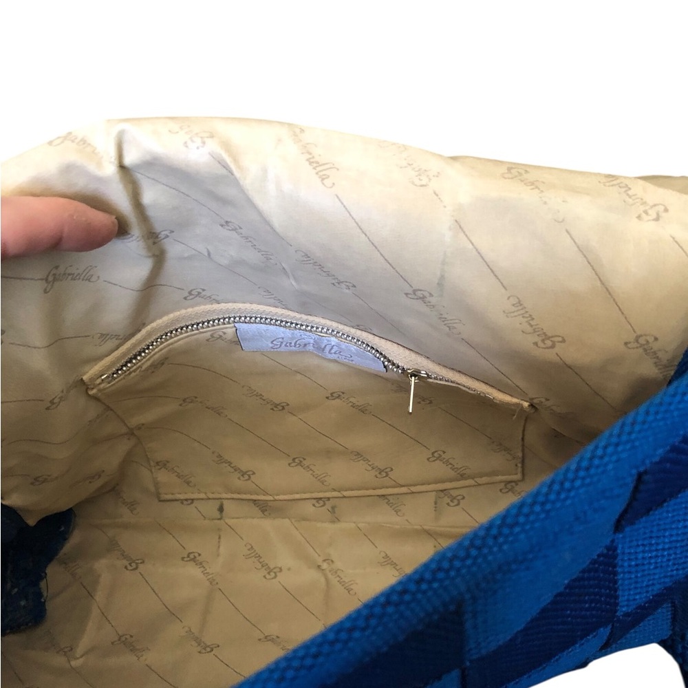 Gabriella Modern Blue Shoulder Bag with Structured Design - Picture 9 of 10